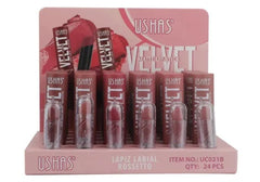 Ruj Velvet Matte USHAS 3.5g , Culoare Intensa si Finish Catifelat