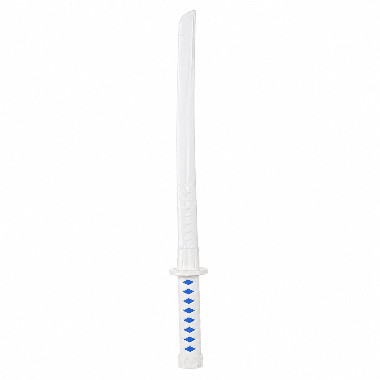 Sabie cu teacă și lumini LED, cu detalii albastre, 67 cm – sabie de jucărie din plastic