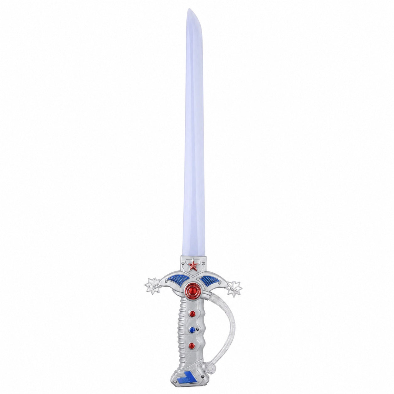 Sabie de jucărie cu lumini LED, 70 cm – sabie din plastic pentru copii, efecte luminoase