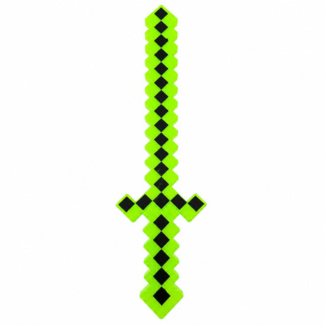 Sabie de jucărie verde, cu lumini , 62 cm – sabie din plastic pentru copii
