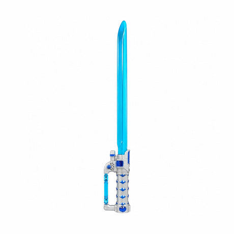 Sabie laser de jucărie albastră cu lumini LED, 65 cm – sabie din plastic pentru copii
