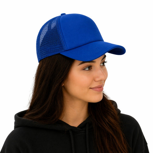 Sapca albastra reglabila unisex, stil casual