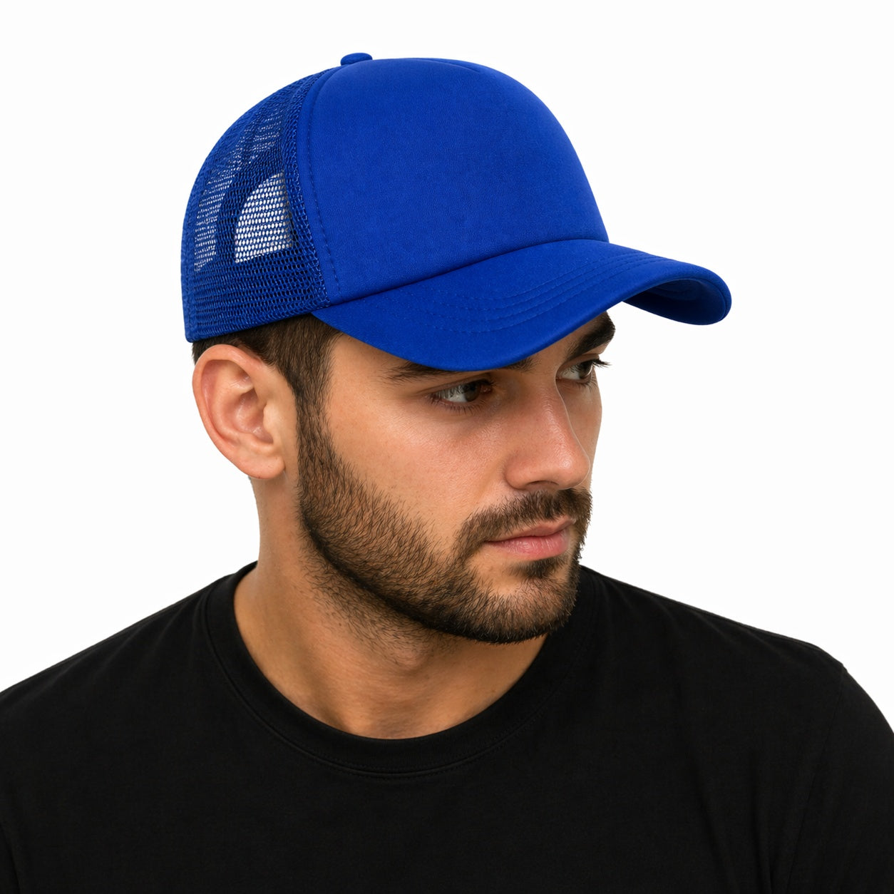 Sapca albastra reglabila unisex, stil casual