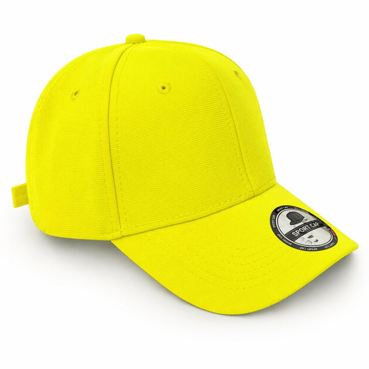 Sapca galben neon reglabila unisex, stil casual
