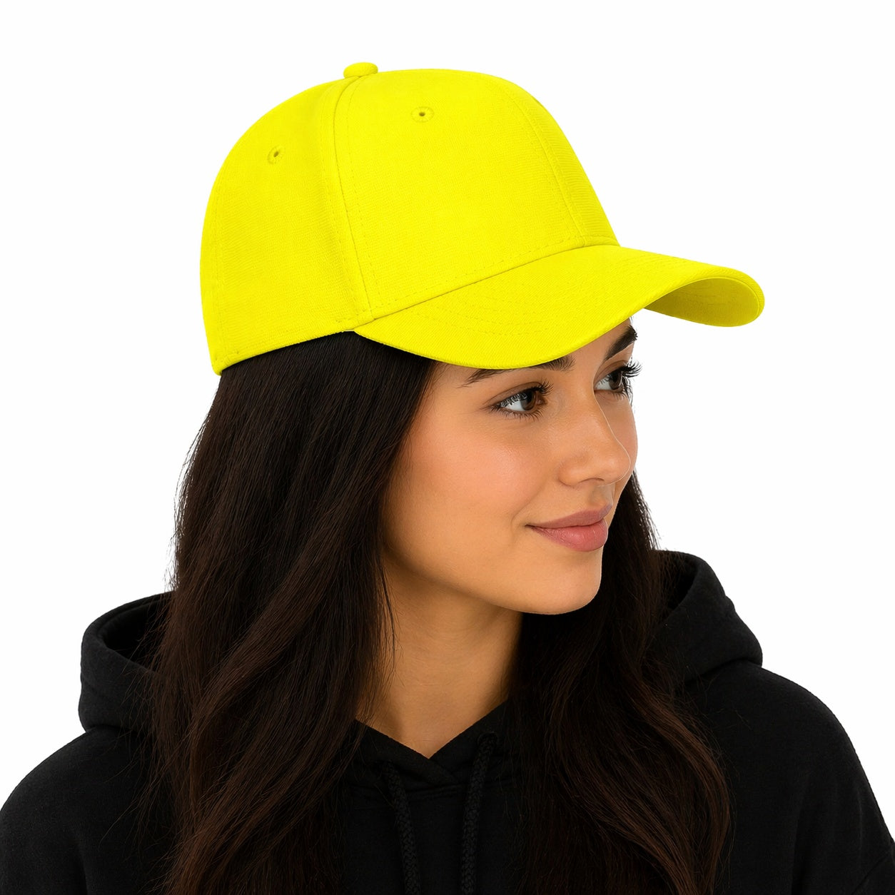 Sapca galben neon reglabila unisex, stil casual