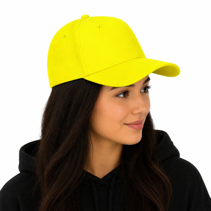Sapca galben neon reglabila unisex, stil casual