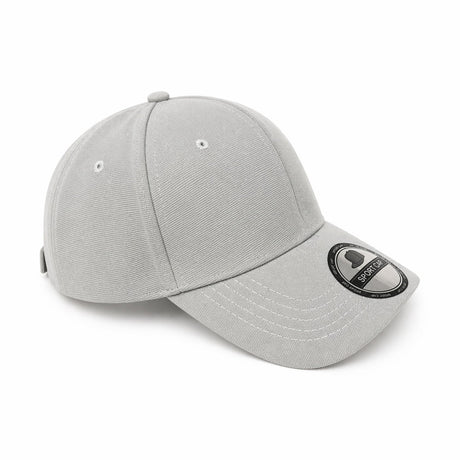 Sapca gri reglabila unisex, stil casual simplu