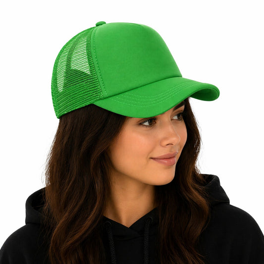 Sapca verde reglabila unisex, stil casual