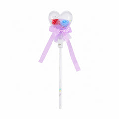 Set 10 baghete cu lumini LED roz deschis in forma de inima pentru copii