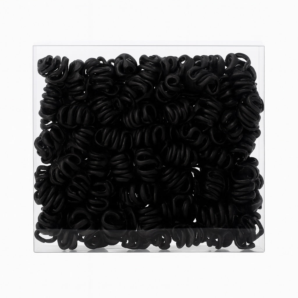 Set 100 clamite mici par, negre , accesorii rezistente pentru coafuri, prindere fixa