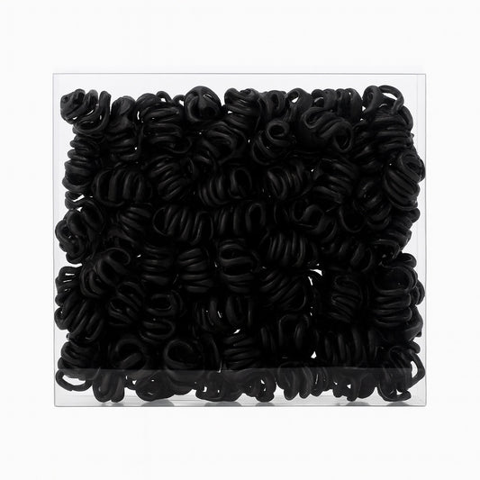 Set 100 clamite mici par, negre , accesorii rezistente pentru coafuri, prindere fixa