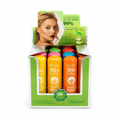 Set 12 Balsam de Buze cu Aloe Vera – Hidratare Intensă și Protecție Zilnică