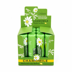 Set 12 Balsam de Buze cu Mușețel și Aloe Vera – Chamomile Natural Lip Balm Hidratant