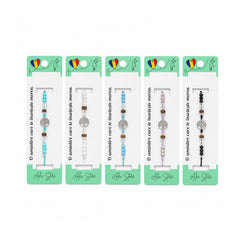 Set 12 Brățări cu Pandantiv Copacul Vieții, Reglabile, Multicolore, Stil Elegant