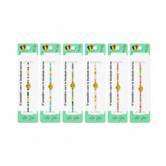 Set 12 Brățări cu Pandantiv Scoică Aurie, Reglabile, Multicolore