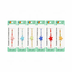 Set 12 Brățări cu Stea de Mare Colorată, Reglabile, Multicolore