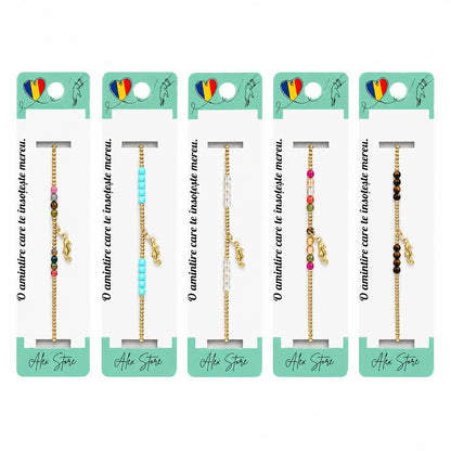 Set 12 Brățări de Mână Reglabile cu Pandantiv Căluț de Mare – Brățări Elegante cu Mărgele Colorate