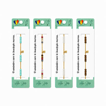 Set 12 Brățări de Mână Reglabile cu Pandantiv Inimioară – Brățări Elegante cu Mărgele