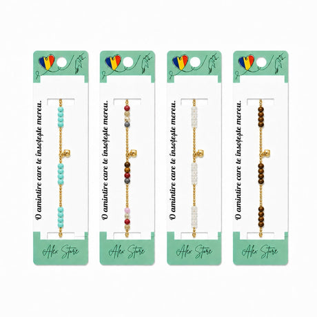 Set 12 Brățări de Mână Reglabile cu Pandantiv Inimioară – Brățări Elegante cu Mărgele