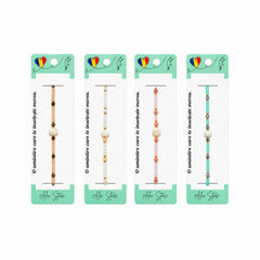 Set 12 Brățări de Mână Reglabile cu Pandantiv Perlat – Brățări Elegante cu Mărgele
