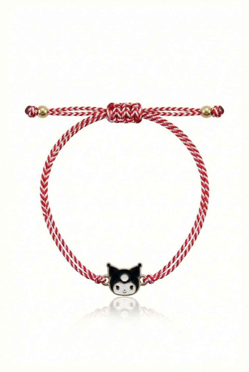 Set 12 bratari Martisor reglabile, Kuromi, Cadou 1 Martie copii