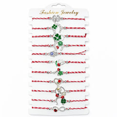 Set 12 bratari Martisor reglabile, Potcoava cu gargarita, Cadoul Perfect de 1 Martie