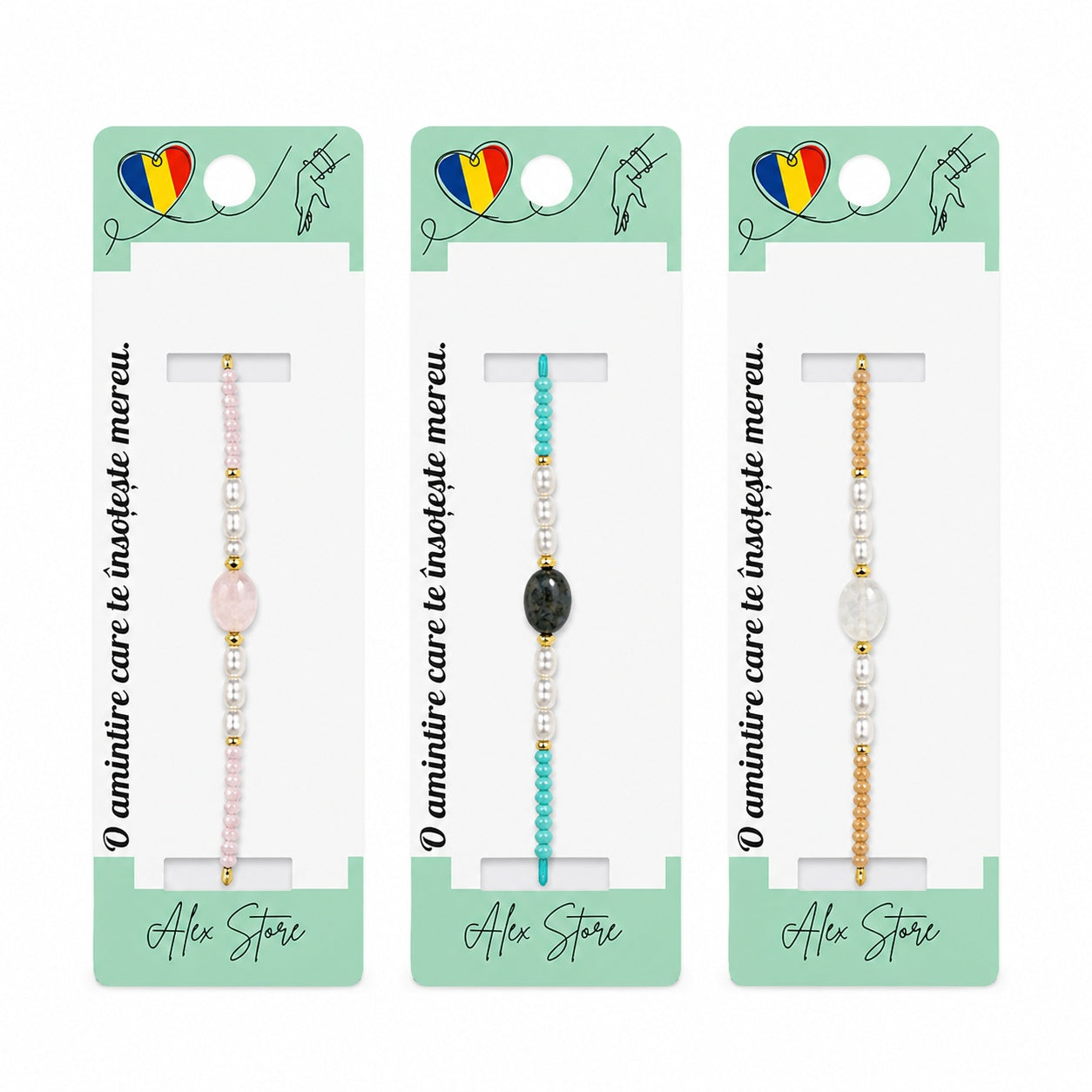 Set 12 Brățări Reglabile cu Mărgele și Pietre Decorative – Brățări Elegante