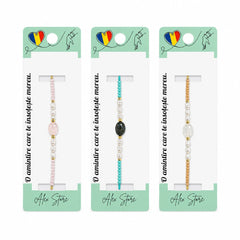 Set 12 Brățări Reglabile cu Mărgele și Pietre Decorative – Brățări Elegante