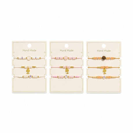Set 12 Brățări Trio Handmade, copacul vietii – 36 Brățări Reglabile 16 cm, Design Delicat