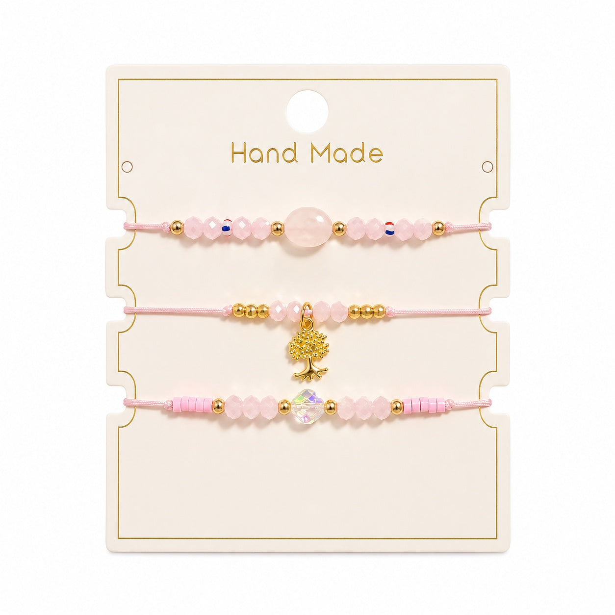 Set 12 Brățări Trio Handmade, copacul vietii – 36 Brățări Reglabile 16 cm, Design Delicat