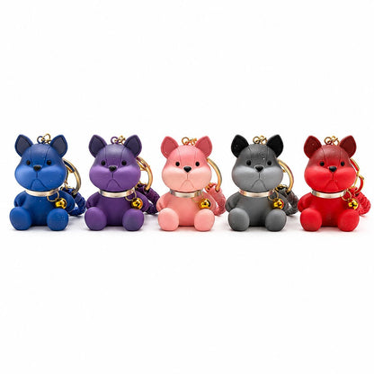 Set 12 Brelocuri Cățeluș 6 cm – Mix Culori, Accesorii pentru Chei, Ghiozdan și Geantă