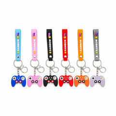 Set 12 Brelocuri Controller Gaming 4 cm pentru Chei și Ghiozdan – Diverse Culori