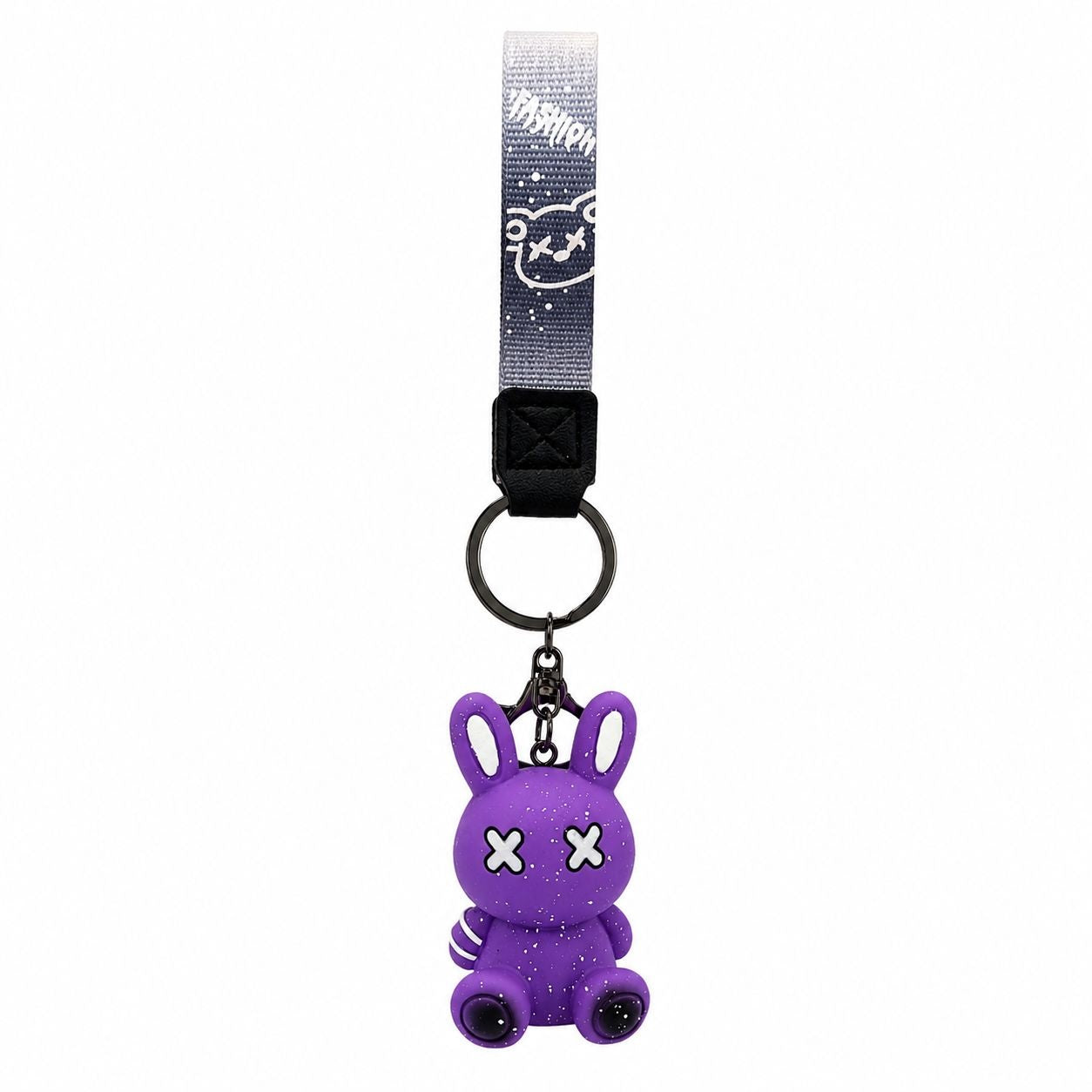 Set 12 Brelocuri Iepuraș 5,5 cm – Mix Culori, Accesorii pentru Chei, Ghiozdan și Geantă