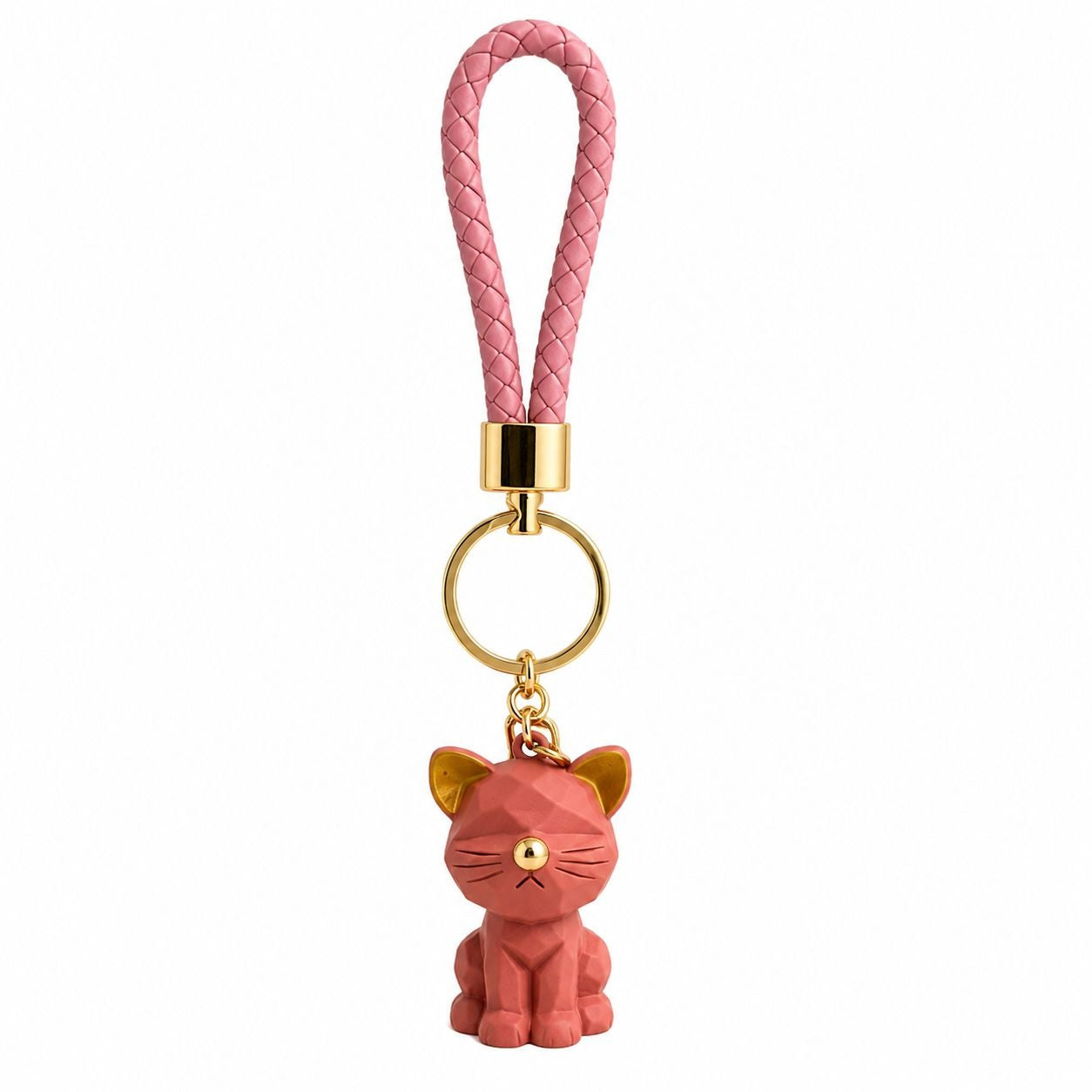 Set 12 Brelocuri Pisică 4,5 cm – Mix Culori, Accesorii pentru Chei, Ghiozdan și Geantă