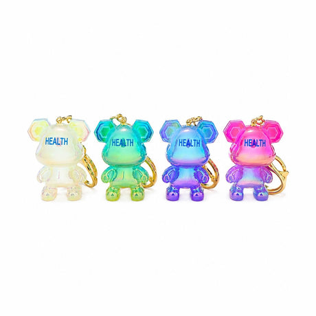 Set 12 Brelocuri Ursuleț 5,5 cm – Mix Culori Iridescente, Accesorii pentru Chei și Ghiozdan