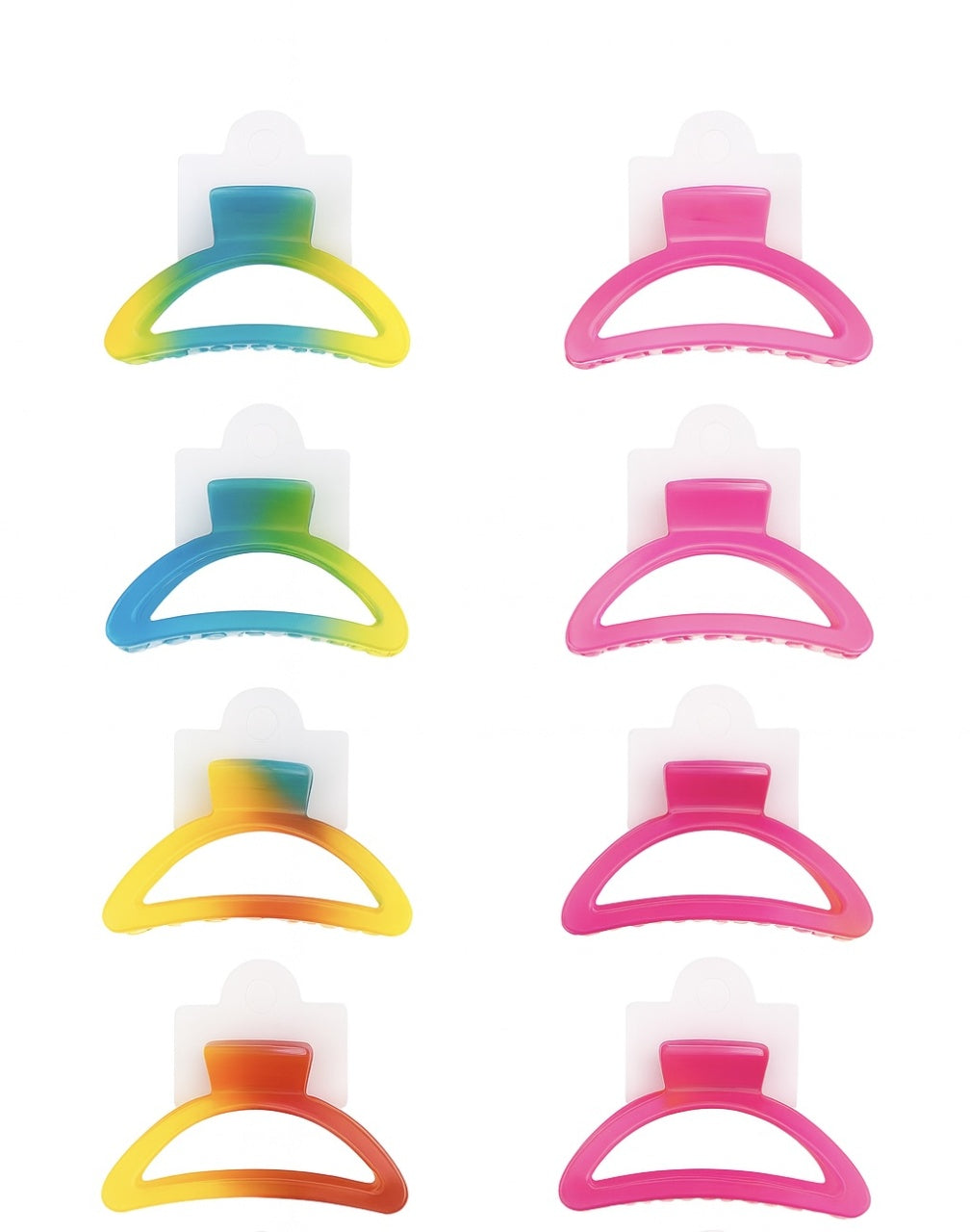 Set 12 Cleme Par 10cm Gradient , Accesorii Colorate si Rezistente pentru Par