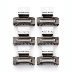 Set 12 Cleme Par 11cm Gunmetal , Accesorii Metalizate Rezistente pentru Coafuri