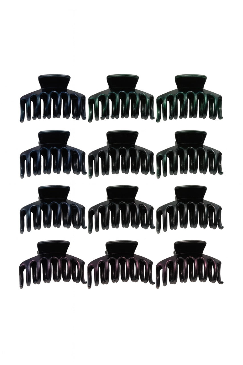 Set 12 Cleme Par 11cm Sidefate Multicolor , Accesorii Rezistente si Elegante