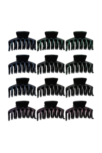 Set 12 Cleme Par 11cm Sidefate Multicolor , Accesorii Rezistente si Elegante