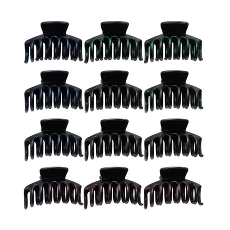 Set 12 Cleme Par 11cm Sidefate Multicolor , Accesorii Rezistente si Elegante