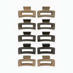 Set 12 Cleme Par 13cm Matte Neutre , Accesorii Rezistente pentru Par Lung