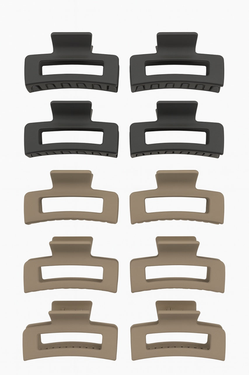 Set 12 Cleme Par 13cm Matte Neutre , Accesorii Rezistente pentru Par Lung
