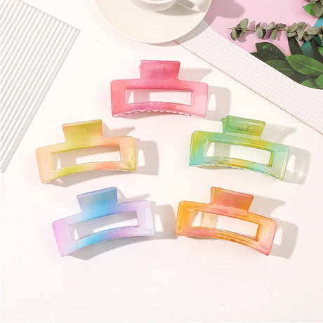 Set 12 Cleme Par 9cm Gradient Pastel , Accesorii Colorate Rezistente
