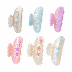Set 12 Clești de Păr 9 cm – Clame Elegante cu Stea de Mare