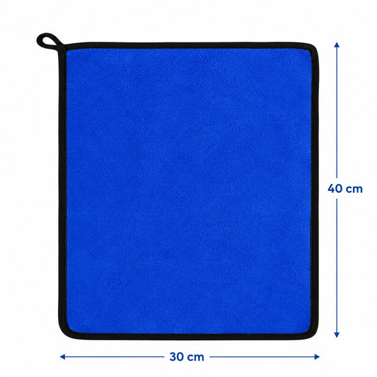 Set 12 Lavete Auto din Microfibra 30x40 CM, Diferite Culori, Foarte Absorbante