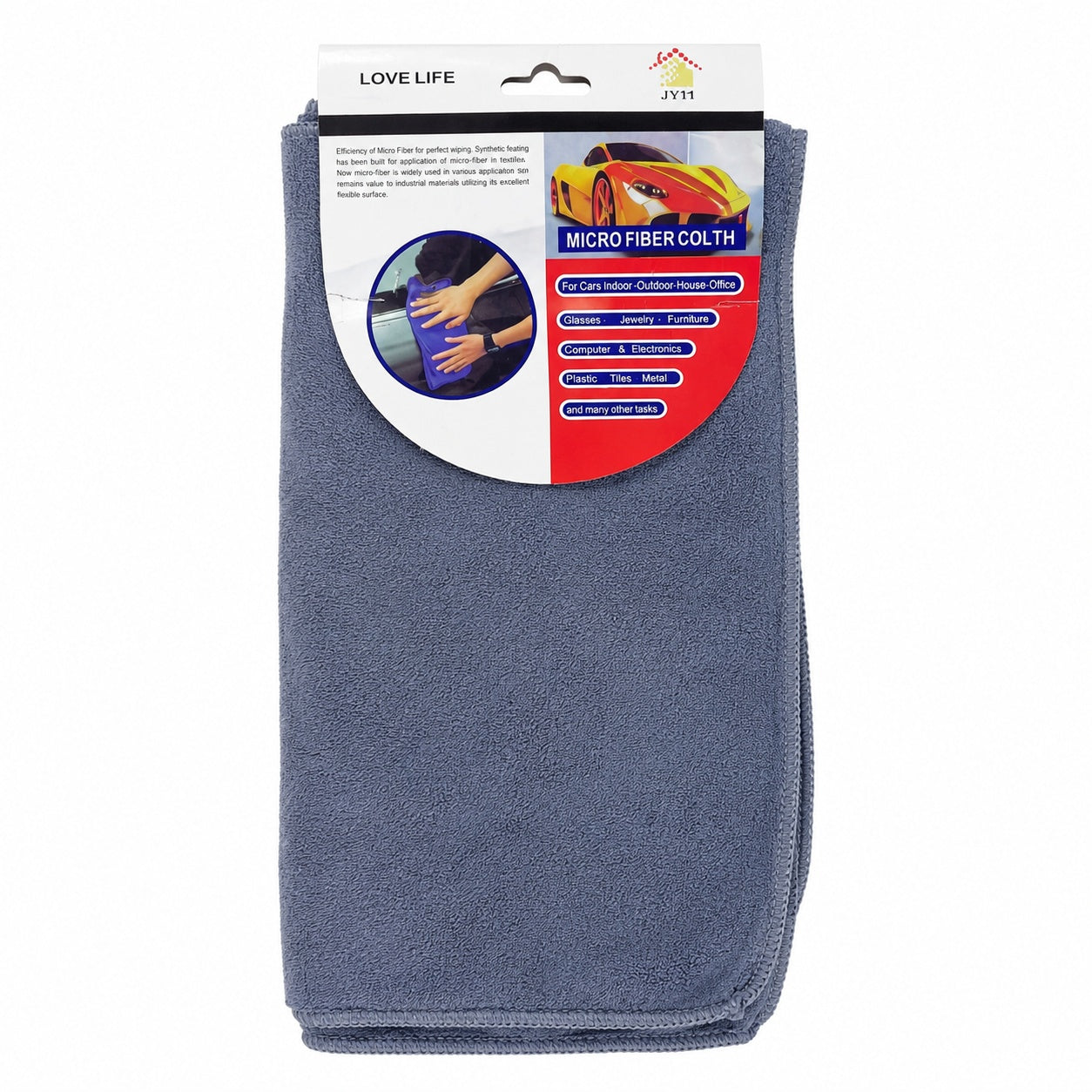 Set 12 Lavete Auto din Microfibra 35x80 CM, Diferite Culori, Foarte Absorbante
