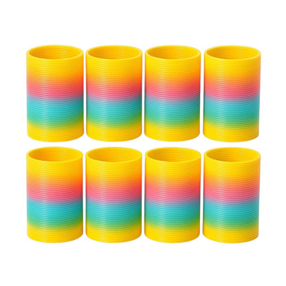 Set 12 Magic Spring 15cm , Jucarii Rainbow pentru Joaca si Coordonare