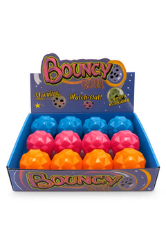 Set 12 mingi saritoare Bouncy Ball, antistres, culori neon, rezistente si elastice