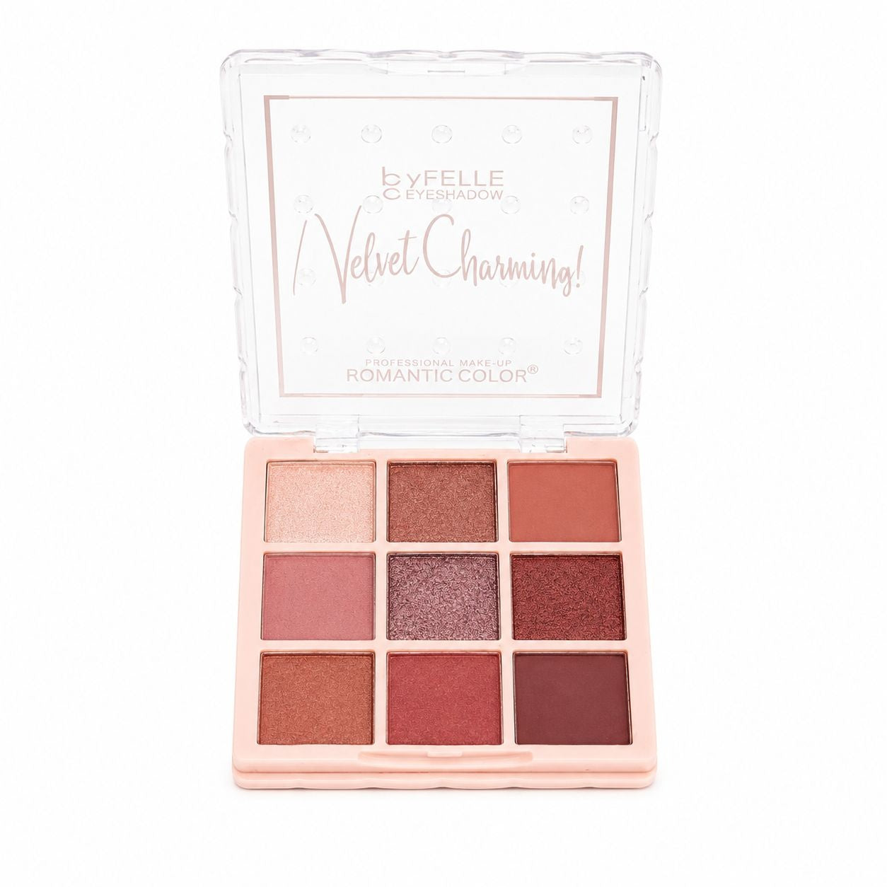 Set 12 Palete Farduri de Pleoape Romantic Color Velvet Charming – 9 Nuanțe Mate și Sidefate