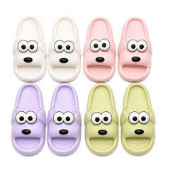 Set 12 Perechi Papuci Damă cu Model Cartoon, Mix Culori, Mărimi 36-41